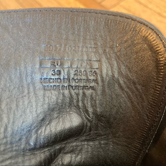 Massimo Dutti black combat lace-up boots with buckles - Picture 4 of 12